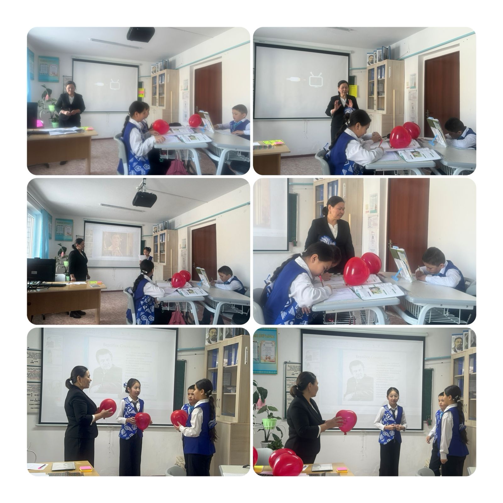 Қазақ әдебиеті пәнінің мұғалімі Ш.Күзенбаева 5-ші сыныпқа қазақ әдебиетінен Б.Соқпақбаевтың "Менің атым Қожа повесіндегі кейіпкерлерді шынайы өмірмен салыстыру"  тақырыбында ашық сабақ өтті